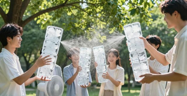 大冰块降温方法_南京玄武区夏季防暑降温大冰块_大冰块户外活动使用时长